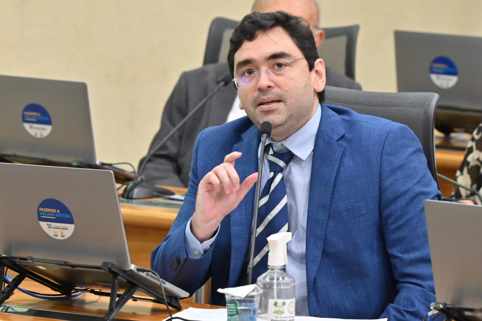 Foto da notícia: Adjuto Dias fala sobre proposta de aumento do ICMS no RN