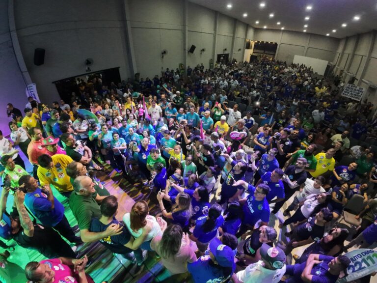 Foto da cobertura: Adjuto Dias mostra força e reúne lideranças de 50 municípios em Natal
