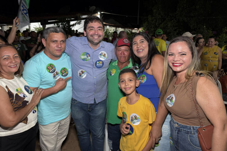Foto da cobertura: Adjuto Dias participa de encontro político em Ipanguaçu ao lado do prefeito Jefferson Santos, do senador Rogério Marinho e do presidente da Câmara Josimar Lopes