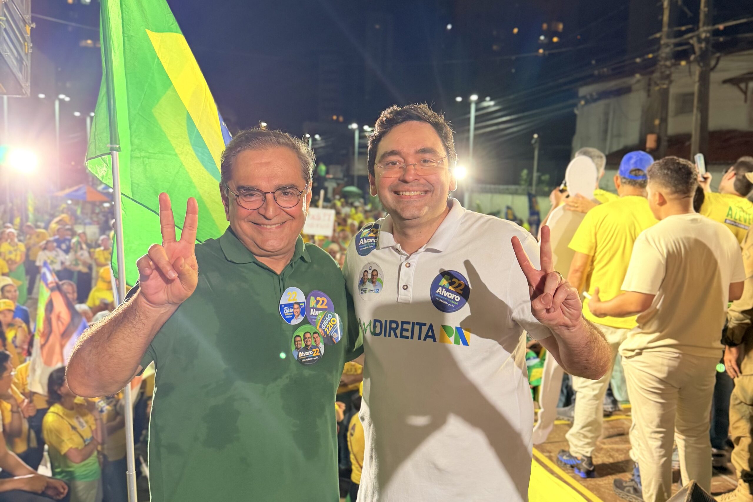 Foto da notícia: Adjuto Dias participa de Ato Político da Independência ao lado de Álvaro Dias, Babá e Rogério Marinho