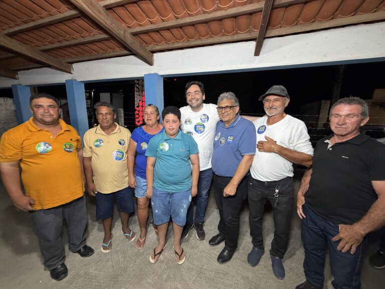 Foto da cobertura: Em Lagoa Nova, Adjuto Dias fortalece parceria com prefeito Iranildo e destaca ações pelo município