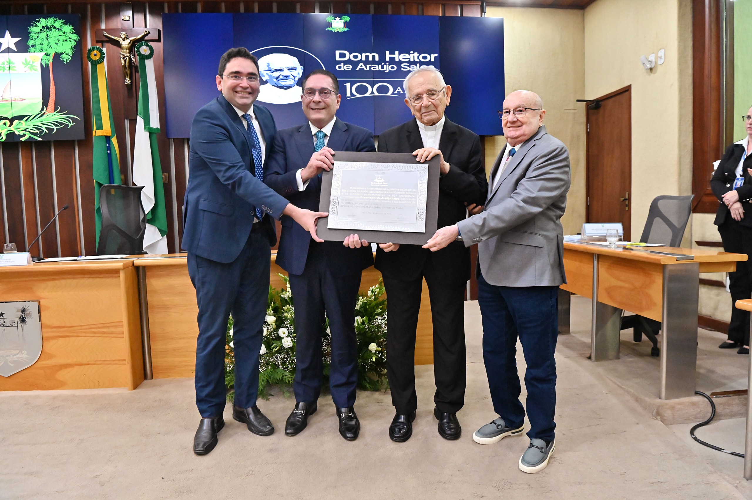 Foto da notícia: Deputado Adjuto Dias destaca legado de fé e serviços comunitários de Dom Heitor pelo RN