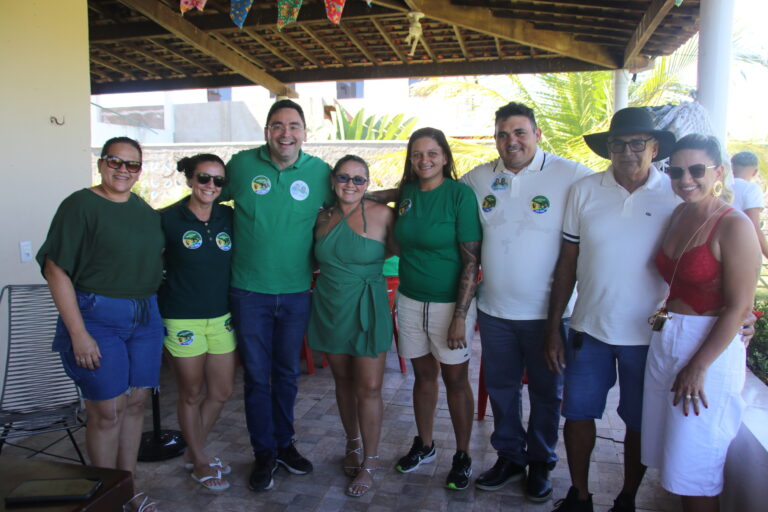 Foto da cobertura: Adjuto Dias é recebido pelo vereador Fabrício Bode em Jardim de Piranhas