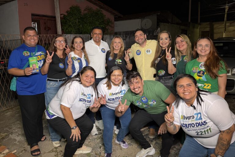 Foto da cobertura: Adjuto Dias intensifica mobilização em Natal ao lado de Babá Pereira e Joanna Guerra