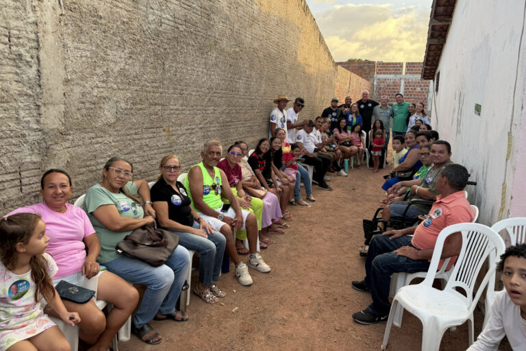 Foto da cobertura: Adjuto Dias visita Projeto Semeando Inclusão e destaca importância das ações sociais em Mossoró