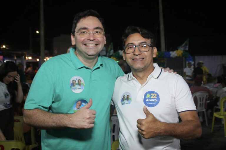 Foto da cobertura: Adjuto Dias se reúne com ex vereador Aluísio Feitosa em Mossoró