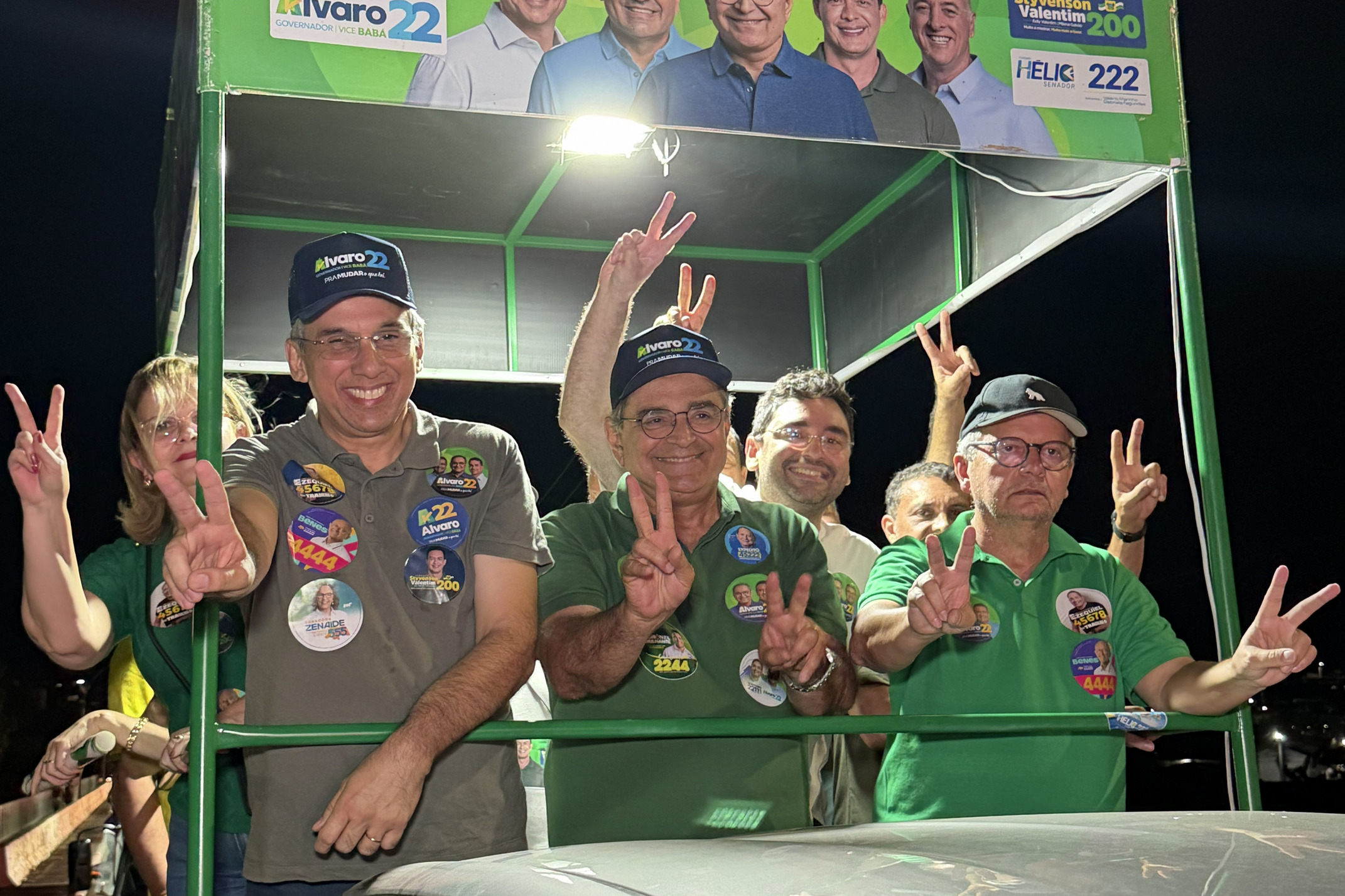 Foto da notícia: Adjuto Dias participa da Caravana 22 em Acari ao lado de Álvaro Dias e lideranças do Seridó