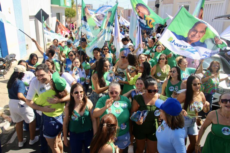 Foto da cobertura: Arrastão em Ouro Branco reúne lideranças e reforça apoio a Adjuto Dias e Álvaro Dias