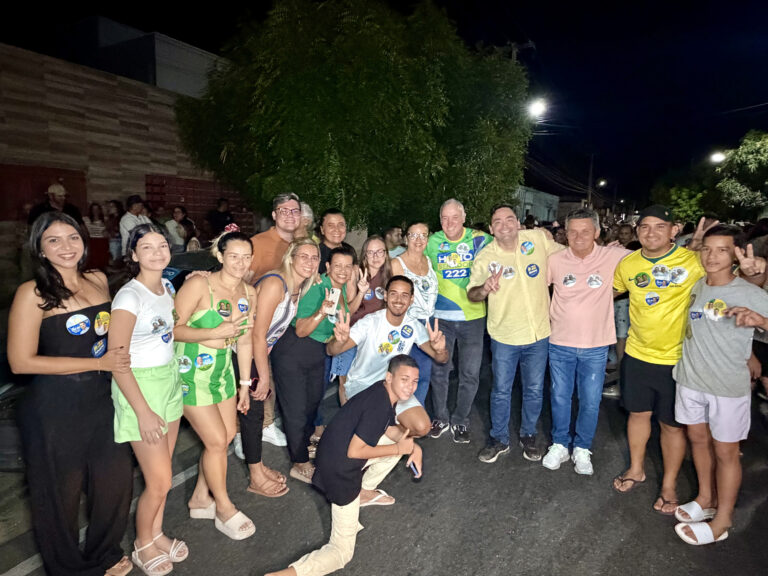 Foto da cobertura: Adjuto Dias participa de mobilização em Ipanguaçu ao lado do prefeito Jefferson Santos e lideranças